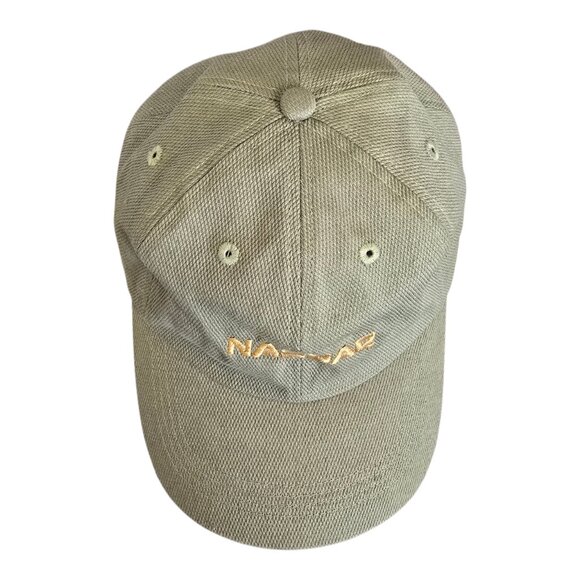 Nasdaq Stock Market Trader Adjustable Baseball Cap Hat Dusty Green w/ Beige - Picture 7 of 9